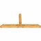 Ekena Millwork Portland Rough Sawn Timber Gable Bracket, Western Red Cedar, 96"W x 44"H x 6"D x 6"F, 11/12 Pitch GBW096X44X0606POR00RWR - alternate 2